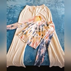 Dippin Daisys Good Life Top Large and White XL long day pant